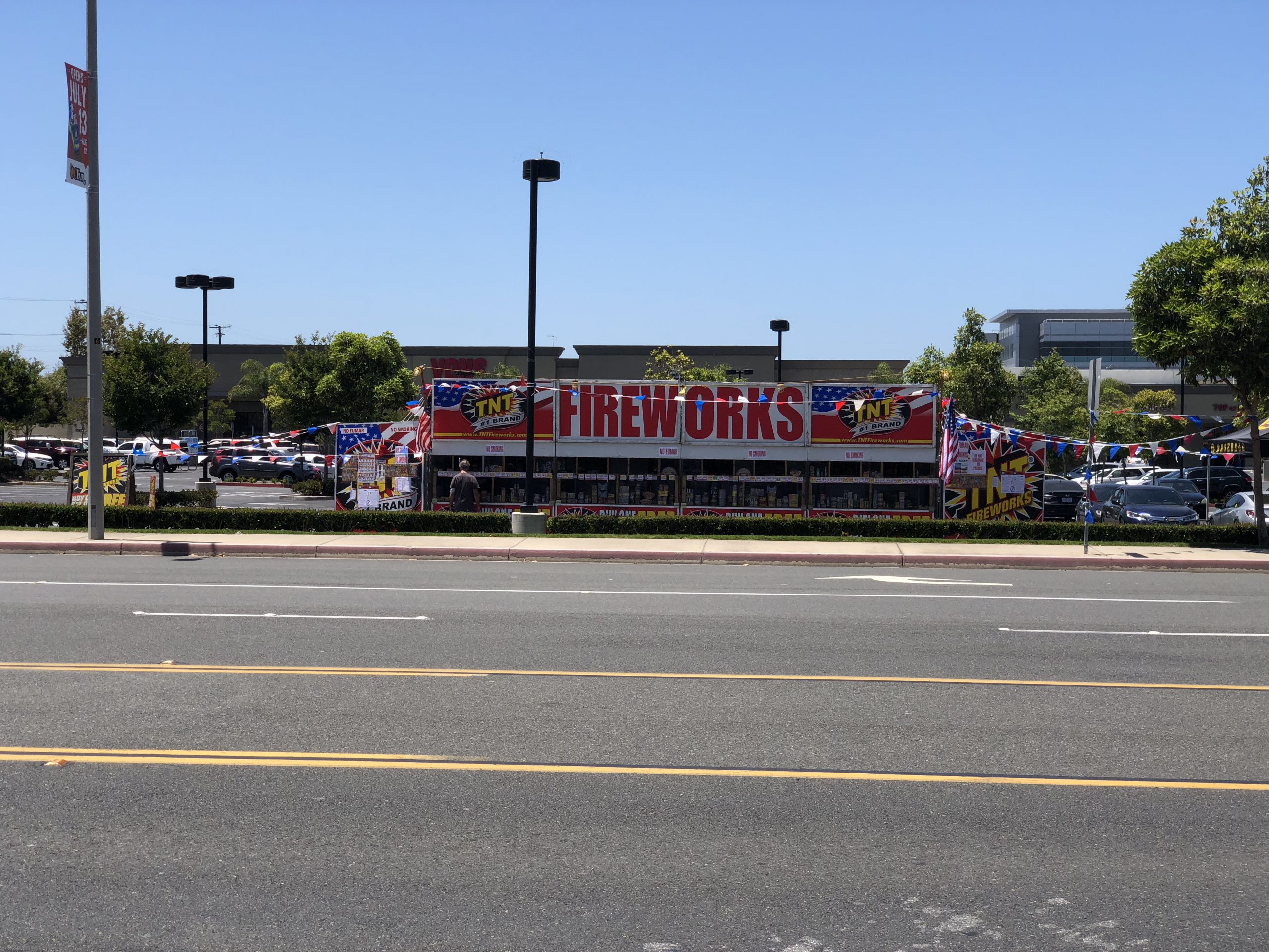 Fireworks stand